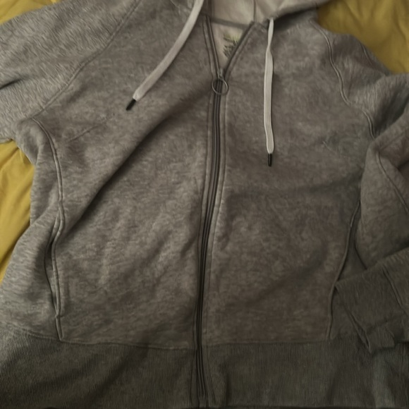 TekGear Grey Zip-Up Hoodie - Picture 3 of 4